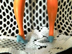 light blue bow shoes bk